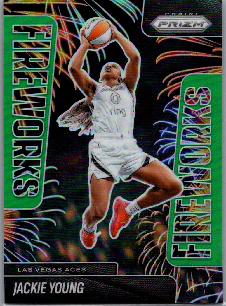 2025 Panini Prizm WNBA Jackie Young #4 front