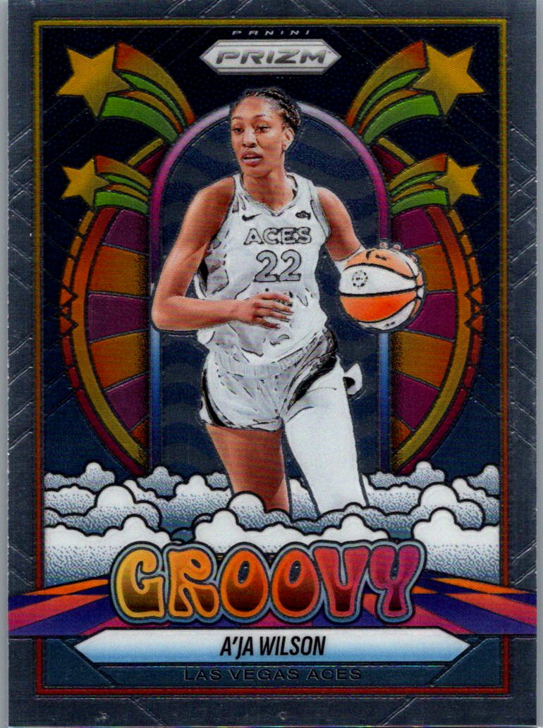 2025 Panini Prizm WNBA - Groovy A'ja Wilson #1 front