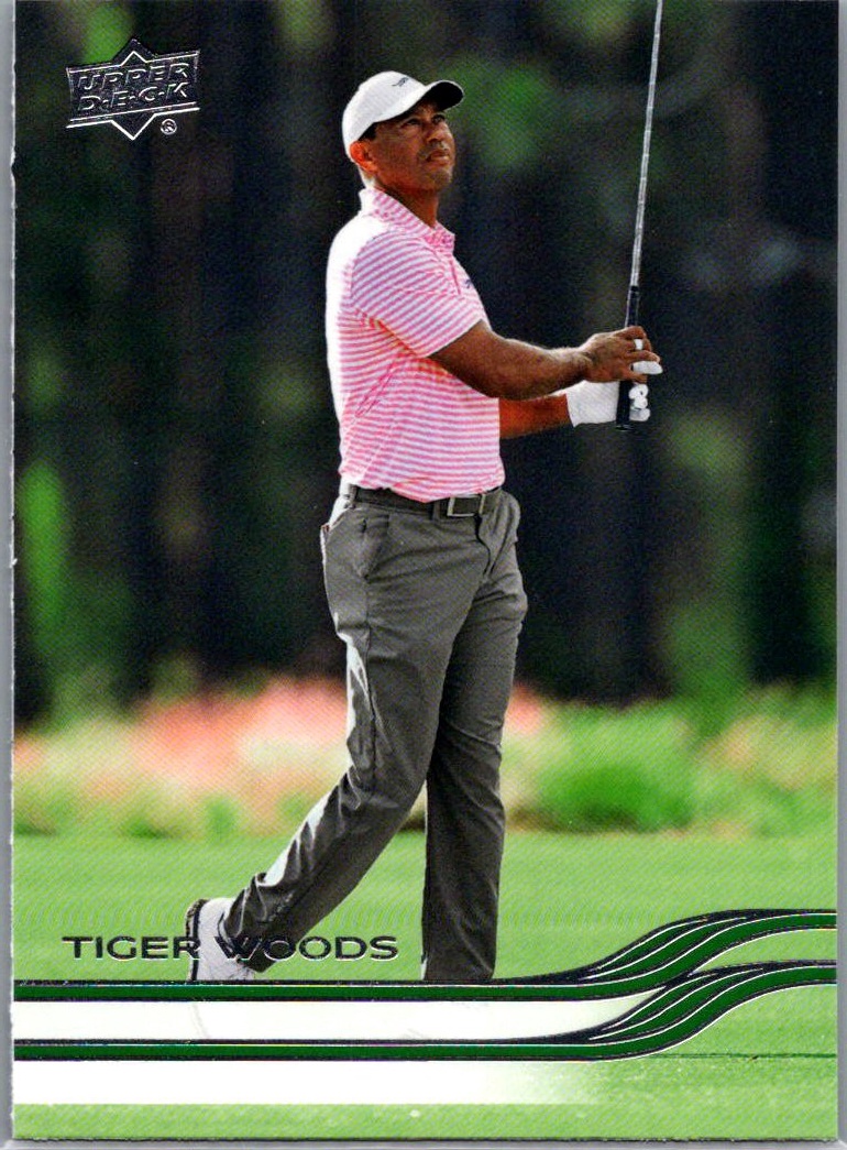 2026 Upper Deck Tiger Woods #1 front