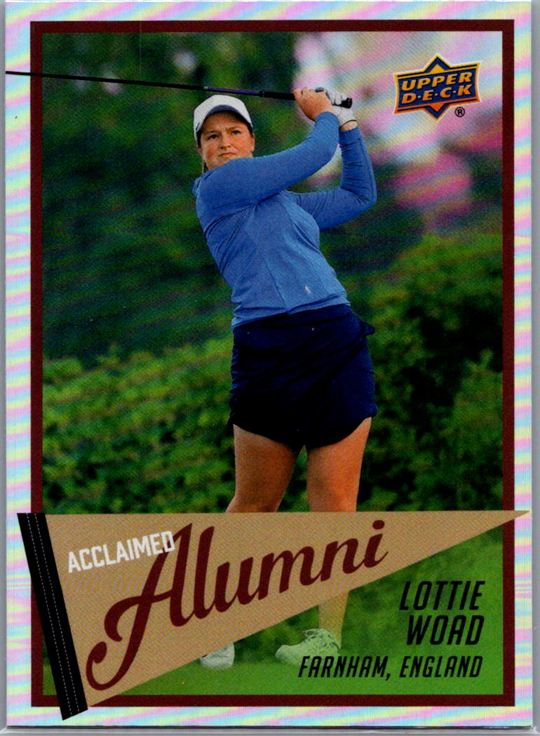 2026 Upper Deck - Acclaimed Alumni Lottie Woad #AL-7 front