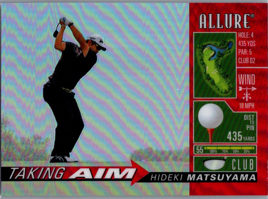 2026 Upper Deck Allure - Taking Aim Hideki Matsuyama #TA-20 front