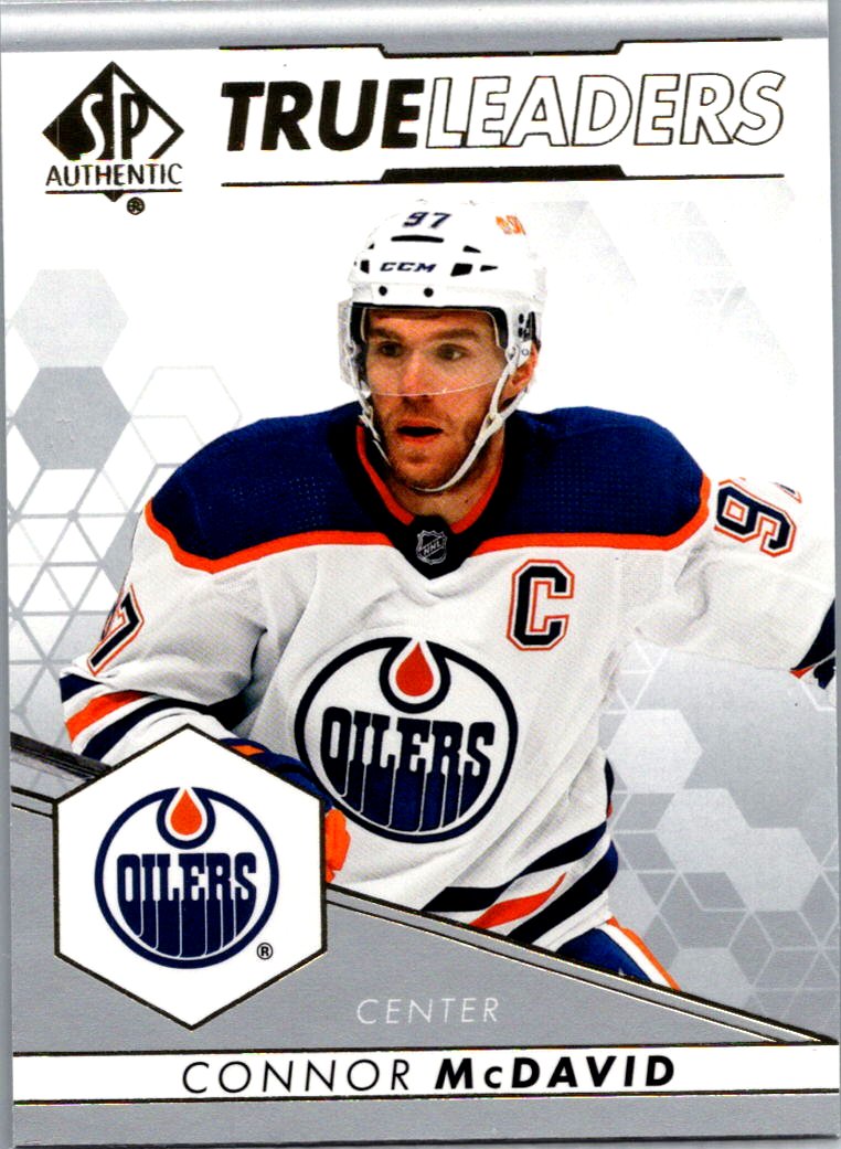 2022-23 SP Authentic - True Leaders Connor McDavid #TL-9 front