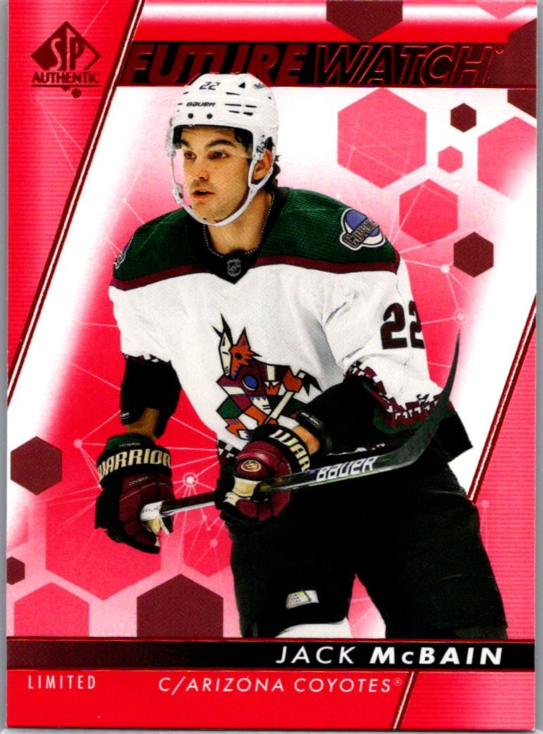 2022-23 SP Authentic - Limited Red Jack McBain #123 front