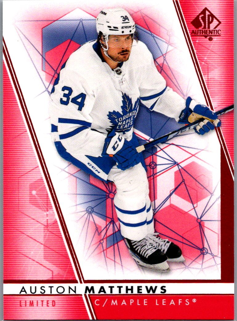 2022-23 SP Authentic - Limited Red Auston Matthews #34 front