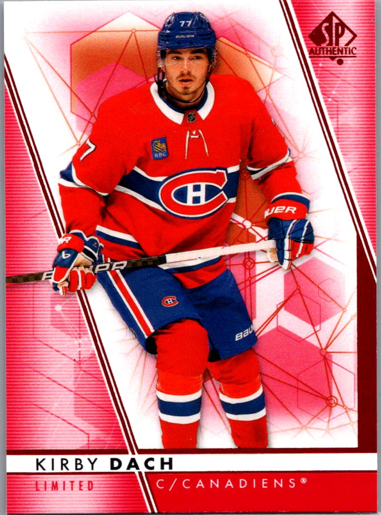 2022-23 SP Authentic - Limited Red Kirby Dach #78 front