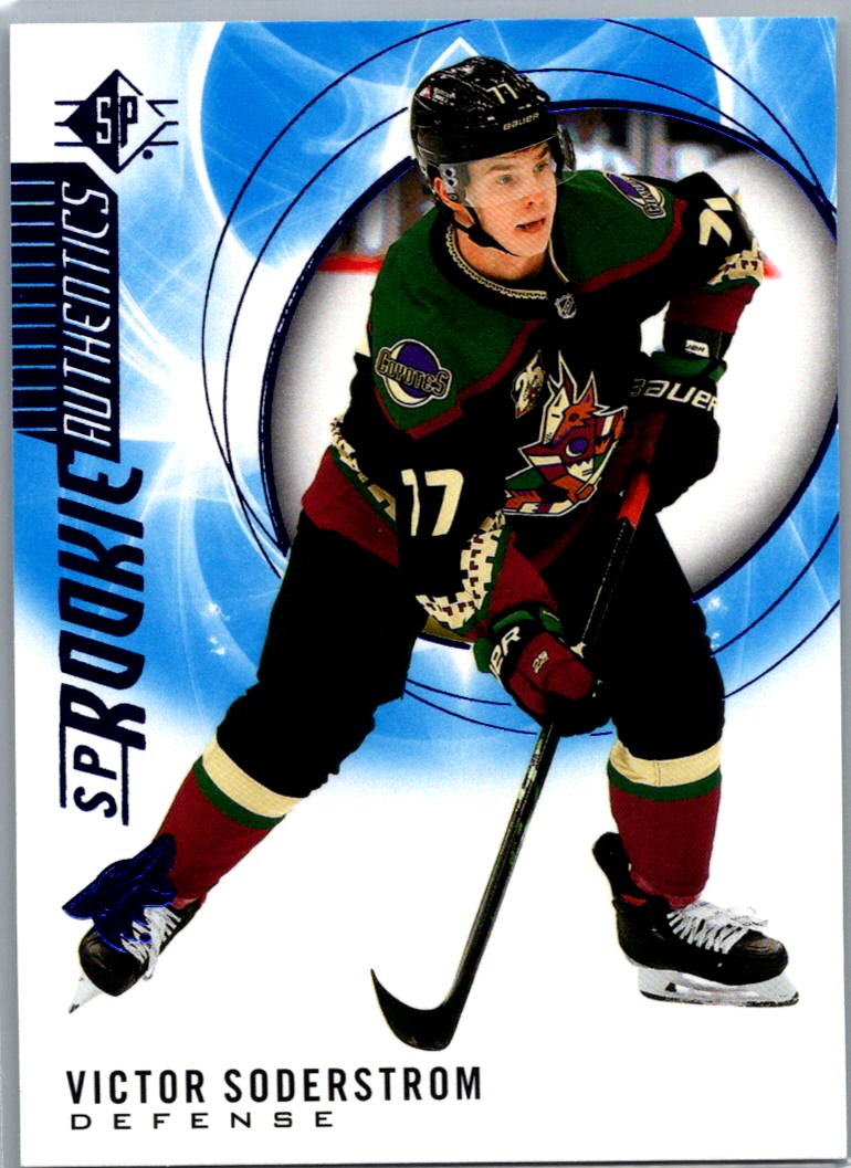 2020-21 SP - Blue Victor Soderstrom #109 RC front