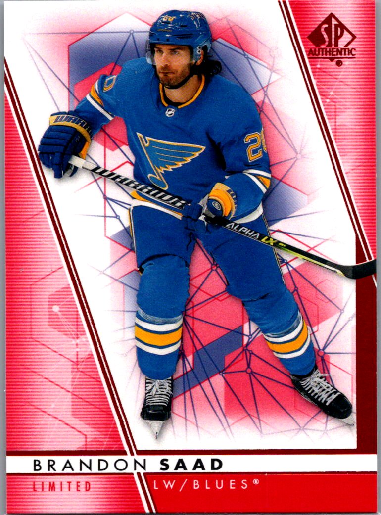2022-23 SP Authentic - Limited Red Brandon Saad #41 front