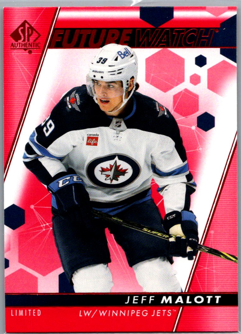 2022-23 SP Authentic - Limited Red Jeff Malott #184 front