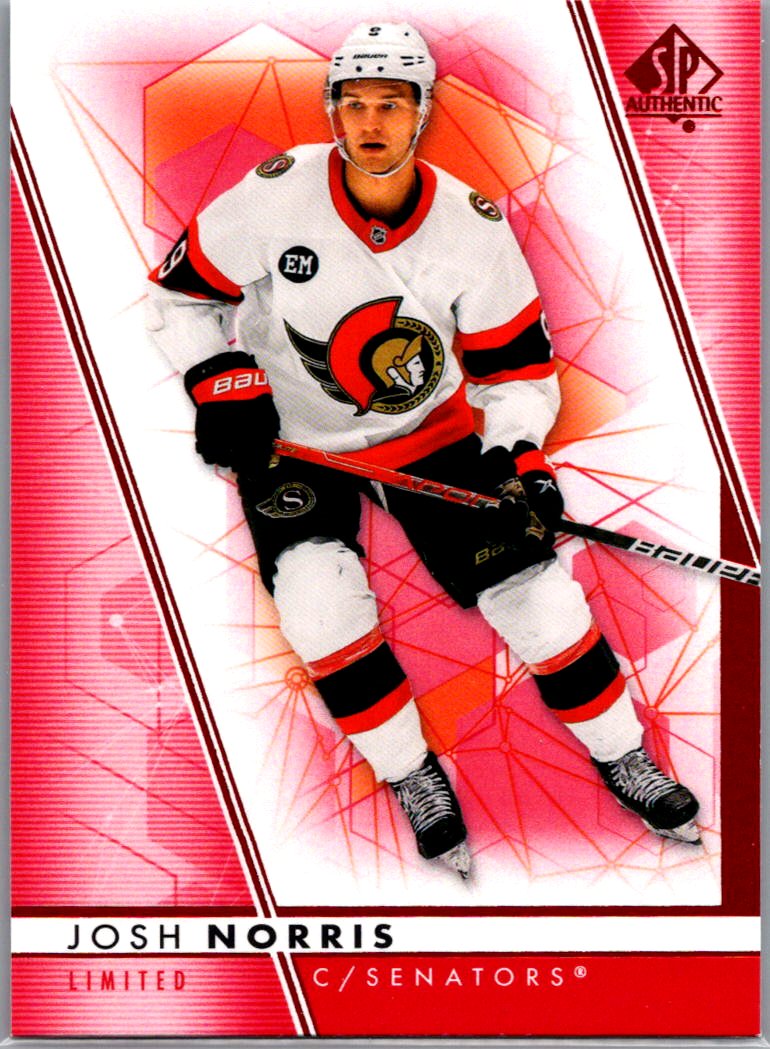 2022-23 SP Authentic - Limited Red Josh Norris #94 front