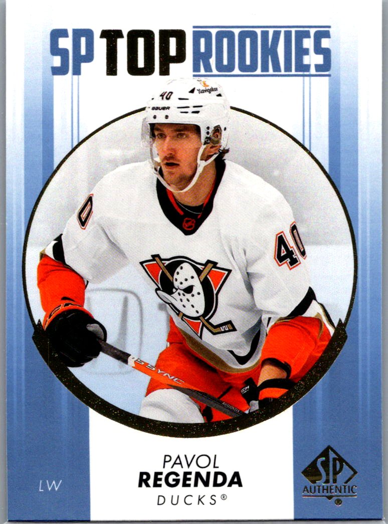 2022-23 SP Authentic - Top Rookies Blue Pavol Regenda #TR-43 front