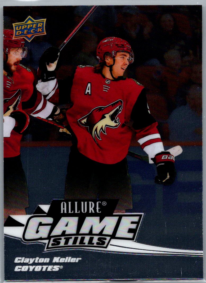 2022-23 Upper Deck Allure - Game Stills Clayton Keller #GS-19 front