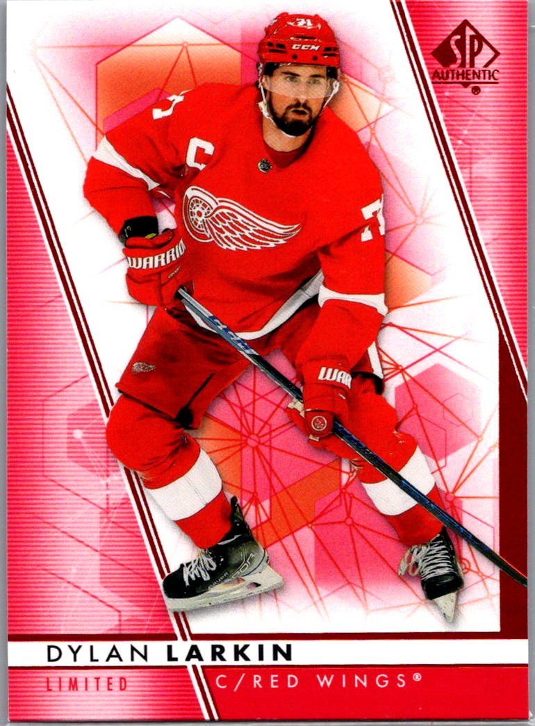 2022-23 SP Authentic - Limited Red Dylan Larkin #50 front
