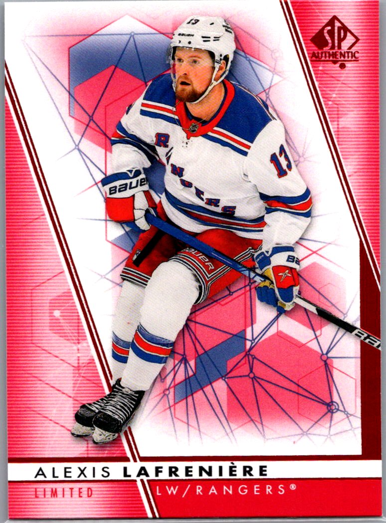 2022-23 SP Authentic - Limited Red Alexis Lafreniere #13 front