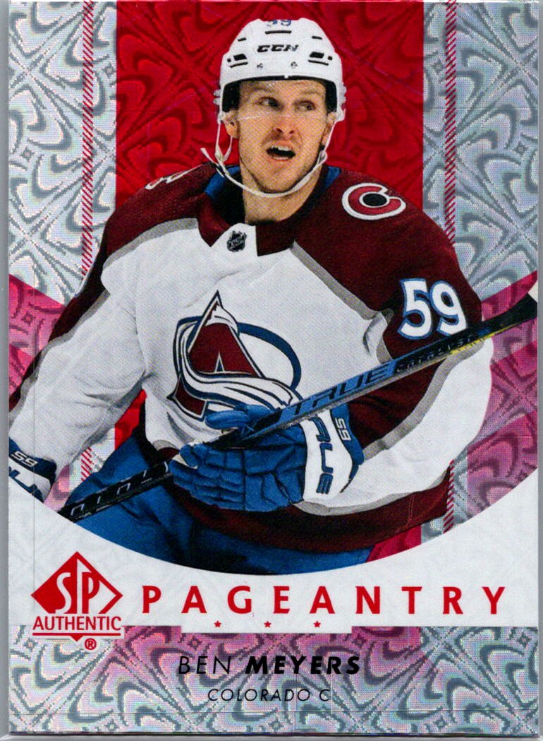 2022-23 SP Authentic - Pageantry Red Ben Meyers #P-82 front