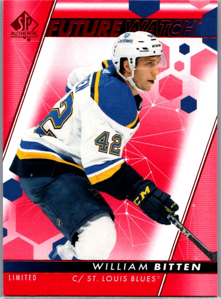 2022-23 SP Authentic - Limited Red William Bitten #198 front