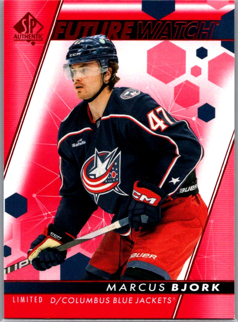 2022-23 SP Authentic - Limited Red Marcus Bjork #173 front