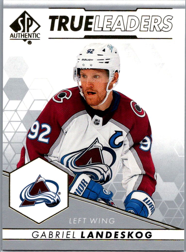 2022-23 SP Authentic - True Leaders Gabriel Landeskog #TL-1 front