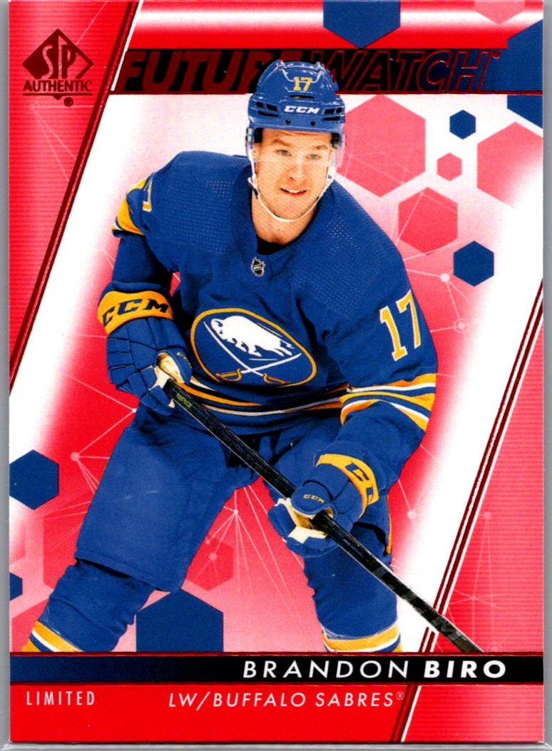 2022-23 SP Authentic - Limited Red Brandon Biro #177 front