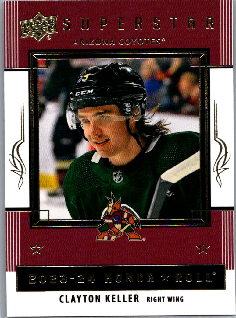2023-24 Upper Deck - Honor Roll Clayton Keller #HR-10 front