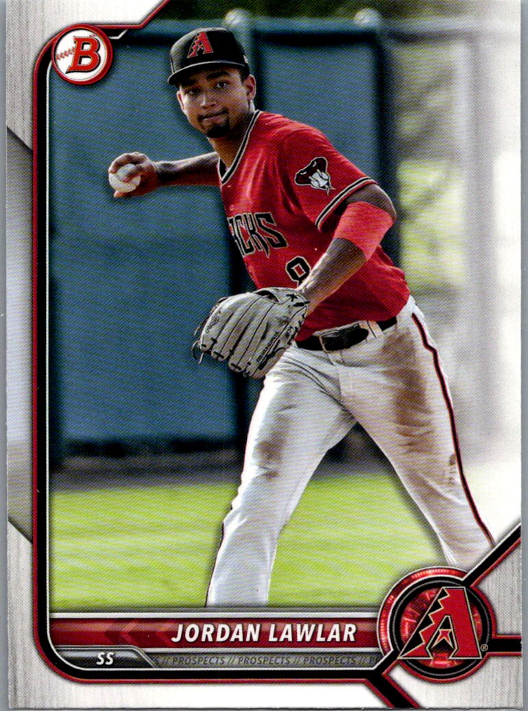 2022 Bowman - Prospects Jordan Lawlar #BP-141 front