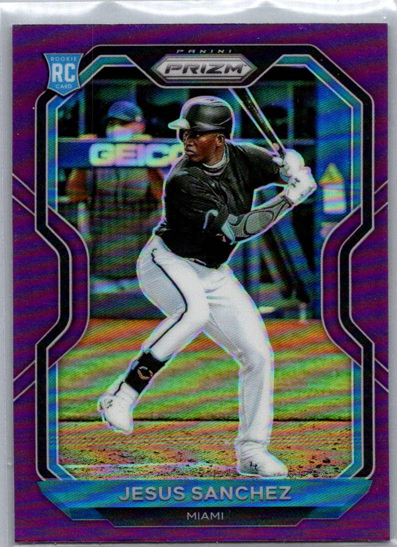 2021 Panini Prizm - Purple Prizm Jesus Sanchez #148 front