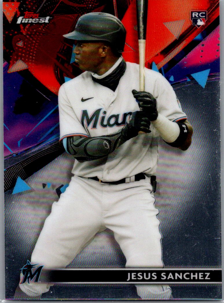 2021 Finest Jesus Sanchez #70 RC front