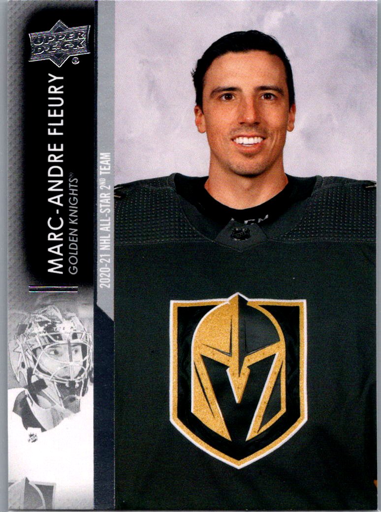 2021-22 Upper Deck Marc-Andre Fleury #678 front