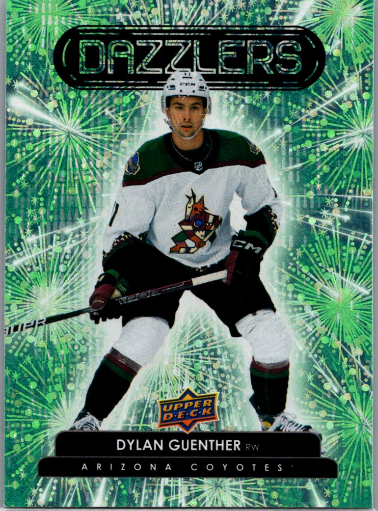 2022-23 Upper Deck - Dazzlers Green Dylan Guenther #DZ-73 front