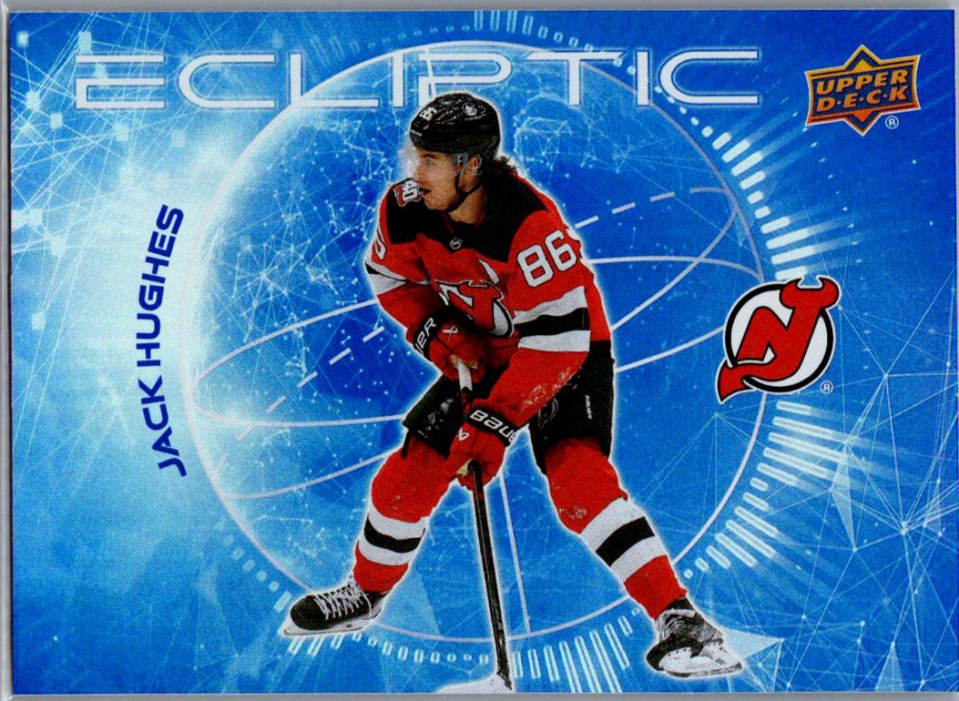 2023-24 Upper Deck - Ecliptic Jack Hughes #EC-1 front