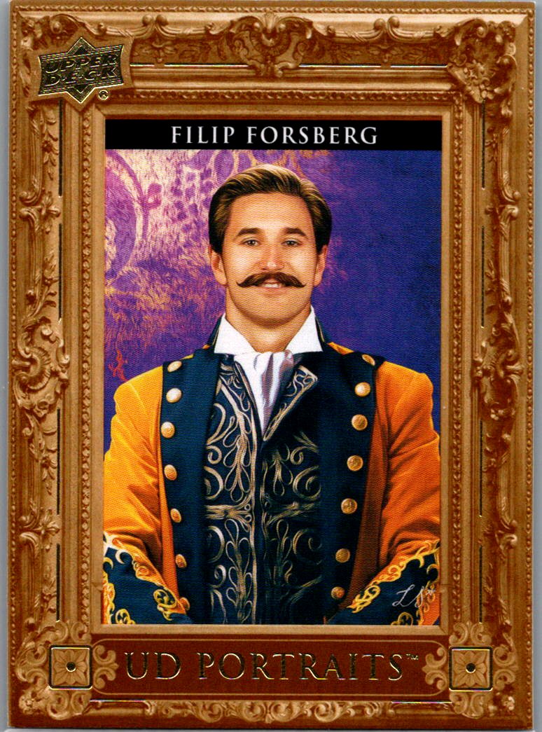 2023-24 Upper Deck - UD Portraits Filip Forsberg #P59 front