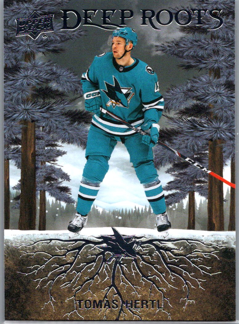 2023-24 Upper Deck - Deep Roots Purple Tomas Hertl #DR-43 front
