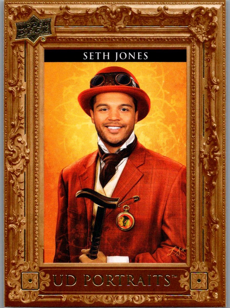2023-24 Upper Deck - UD Portraits Seth Jones #P38 front