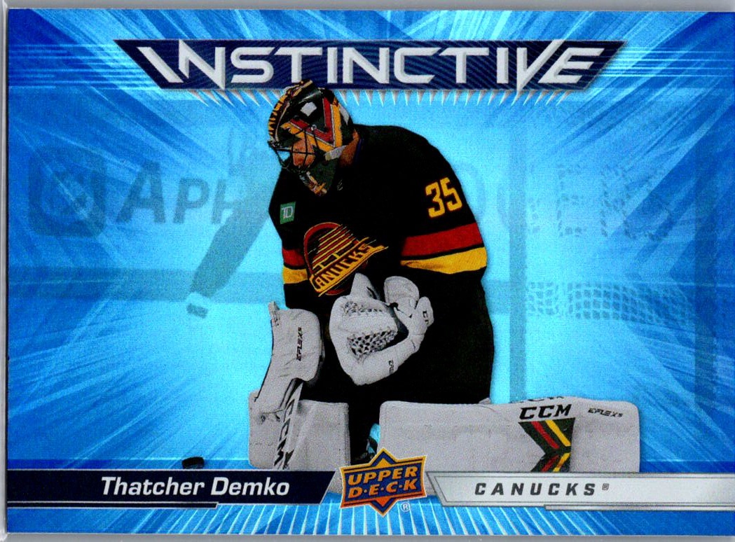 2023-24 Upper Deck - Instinctive Thatcher Demko #IN-21 front