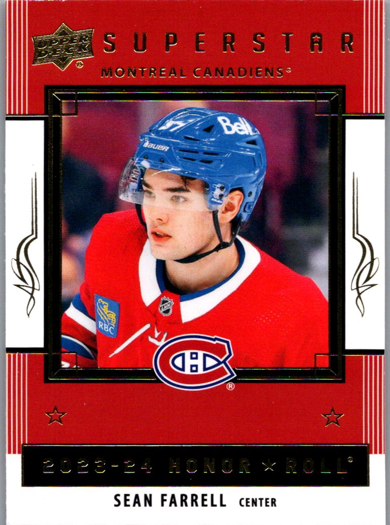 2023-24 Upper Deck - Honor Roll Sean Farrell #HR51 front