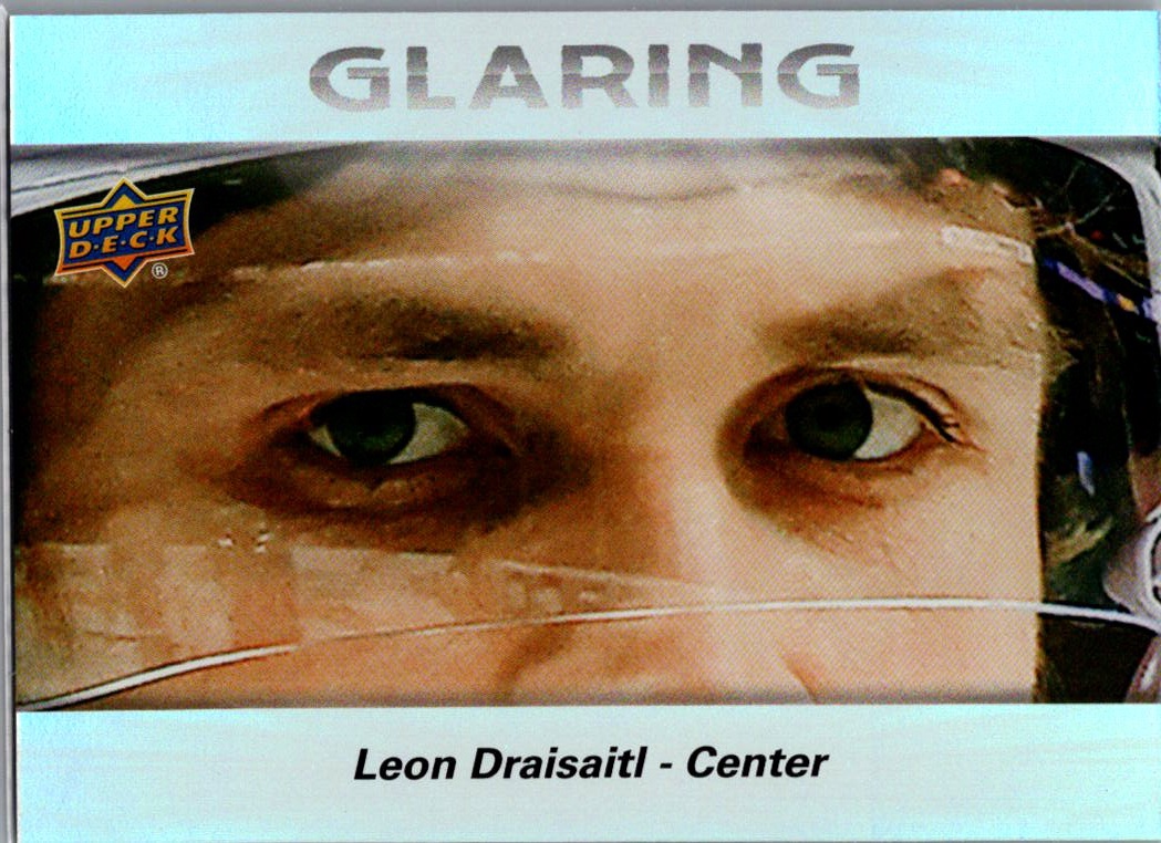 2023-24 Upper Deck - Glaring Leon Draisaitl #GL-5 front