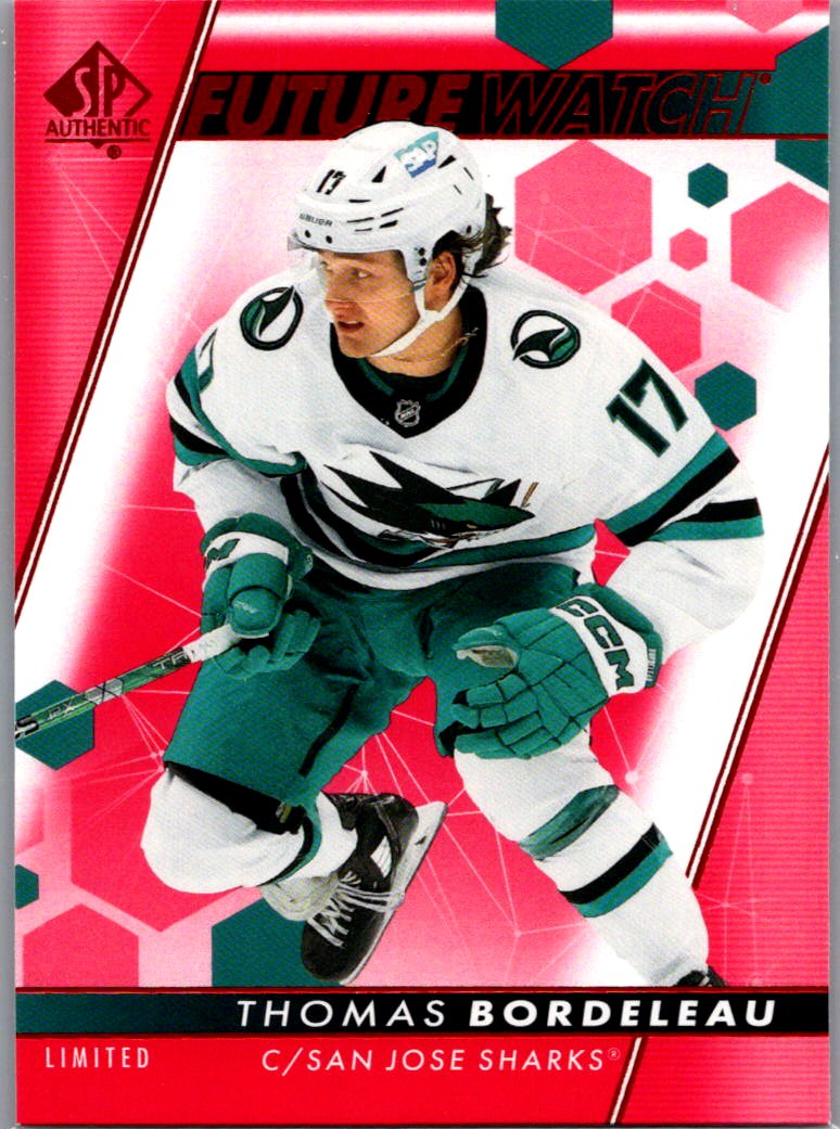 2022-23 SP Authentic - Limited Red Thomas Bordeleau #121 front