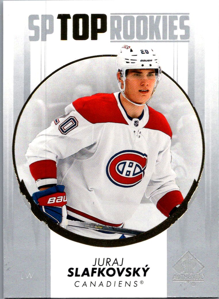 2022-23 SP Authentic - Top Rookies Juraj Slafkovsky #TR-27 front