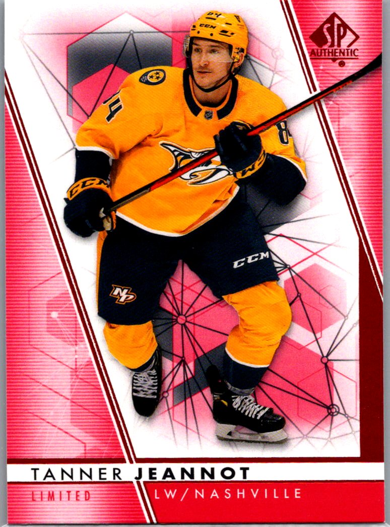 2022-23 SP Authentic - Limited Red Tanner Jeannot #84 front