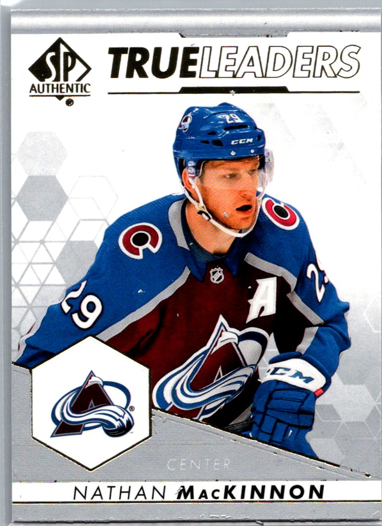 2022-23 SP Authentic - True Leaders Nathan MacKinnon #TL-18 front