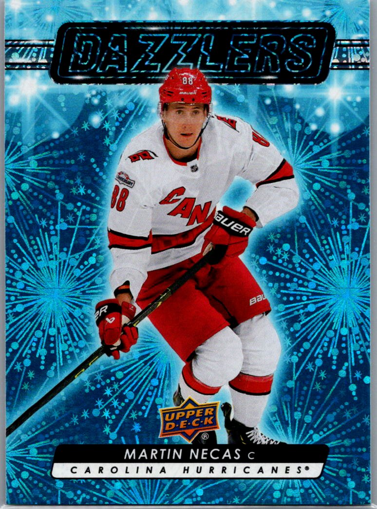 2023-24 Upper Deck - Dazzlers Blue Martin Necas #DZ-44 front