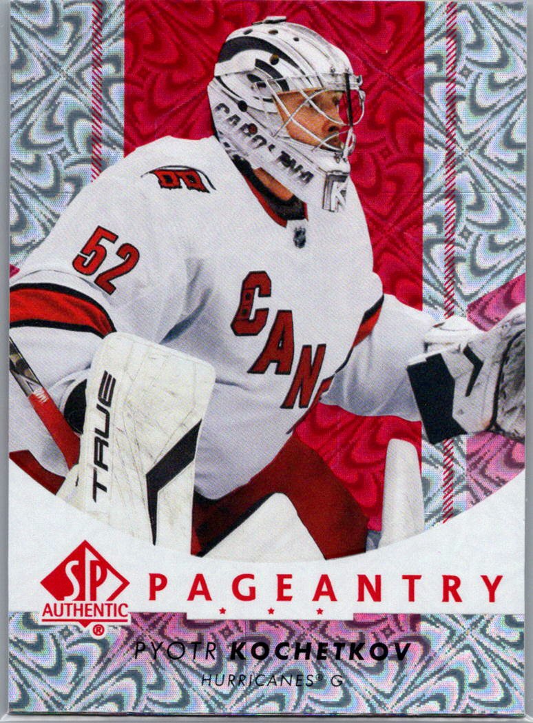 2022-23 SP Authentic - Pageantry Red Pyotr Kochetkov #P-84 front