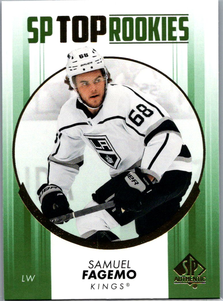 2022-23 SP Authentic - Top Rookies Green Samuel Fagemo #TR-11 front