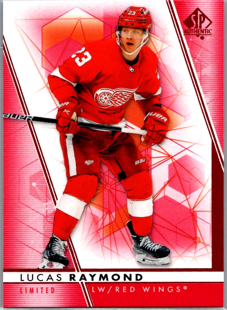 2022-23 SP Authentic - Limited Red Lucas Raymond #23 front