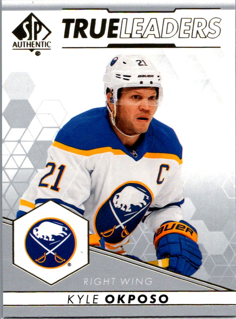2022-23 SP Authentic - True Leaders Kyle Okposo #TL-25 front