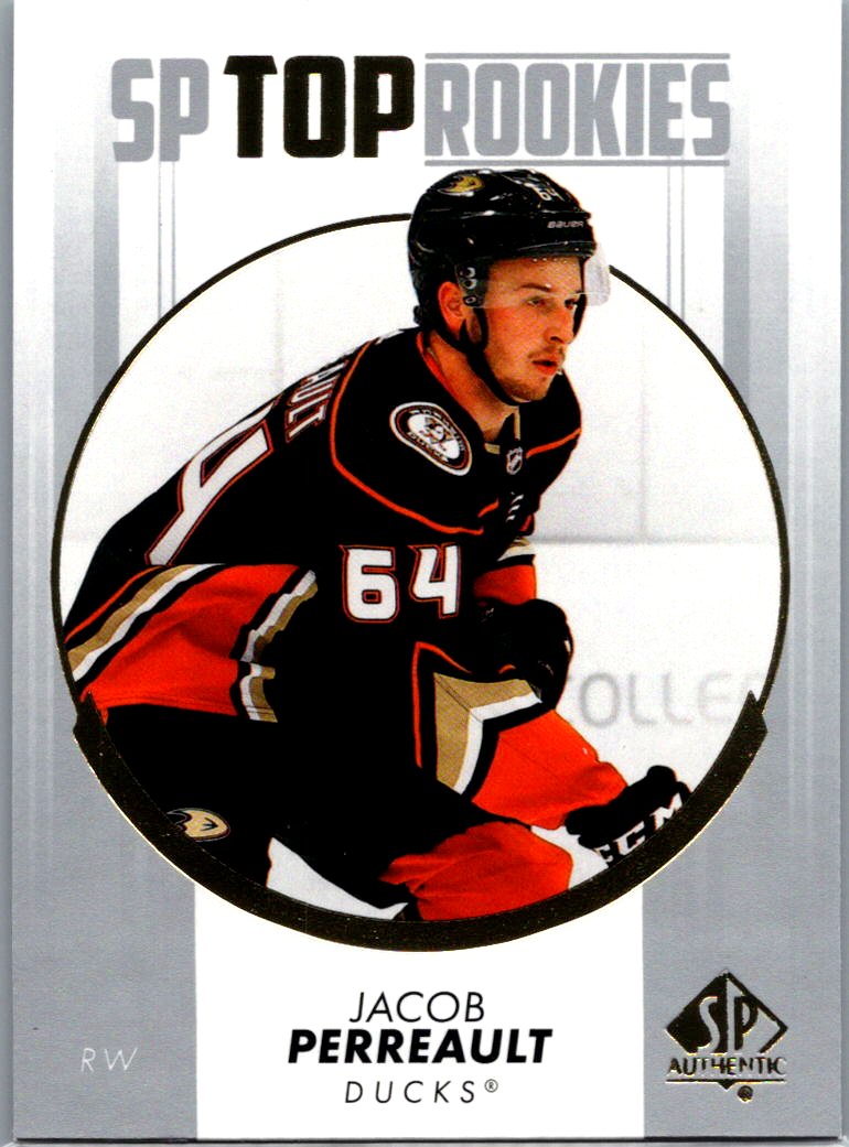 2022-23 SP Authentic - Top Rookies Jacob Perreault #TR-12 front