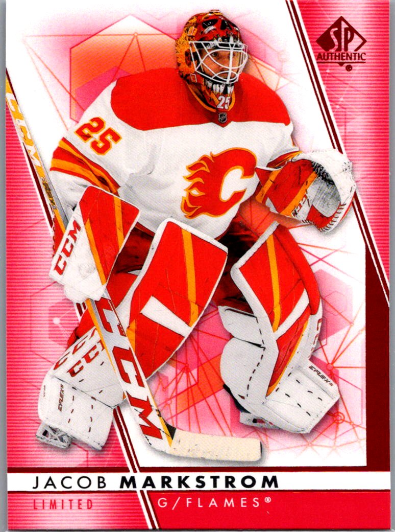 2022-23 SP Authentic - Limited Red Jacob Markstrom #96 front