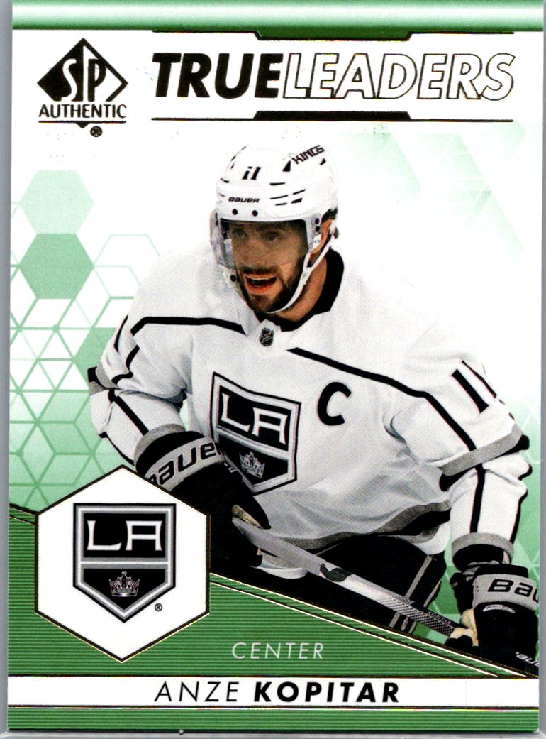 2022-23 SP Authentic - True Leaders Green Anze Kopitar #TL-20 front