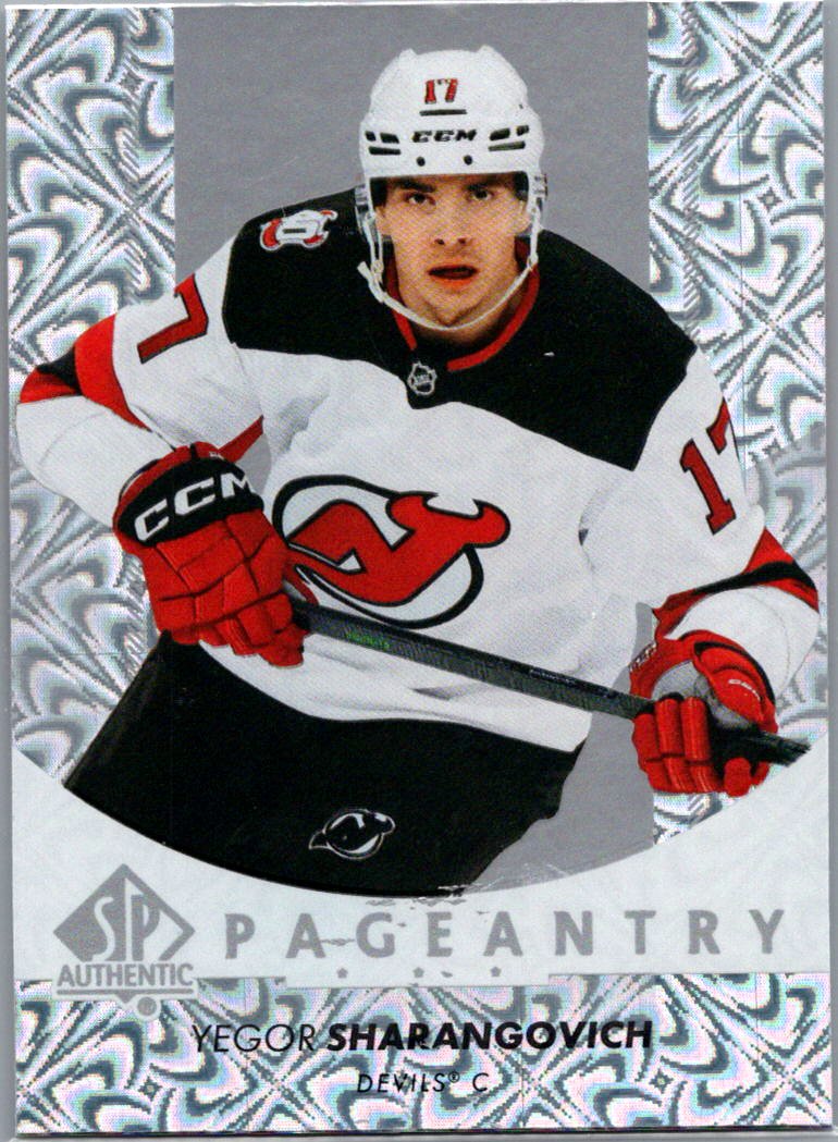 2022-23 SP Authentic - Pageantry Yegor Sharangovich #P-27 front