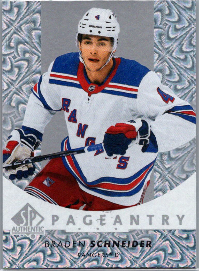 2022-23 SP Authentic - Pageantry Braden Schneider #P-70 front