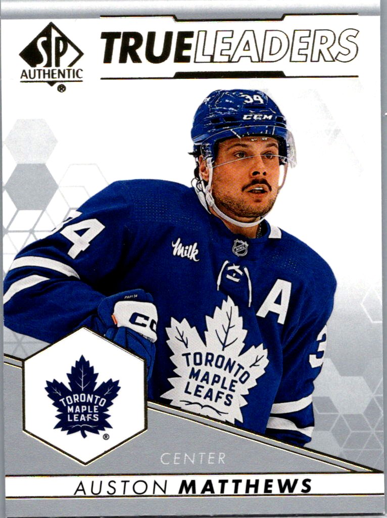 2022-23 SP Authentic - True Leaders Auston Matthews #TL-5 front